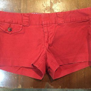 American Eagle Size 0 red shorts